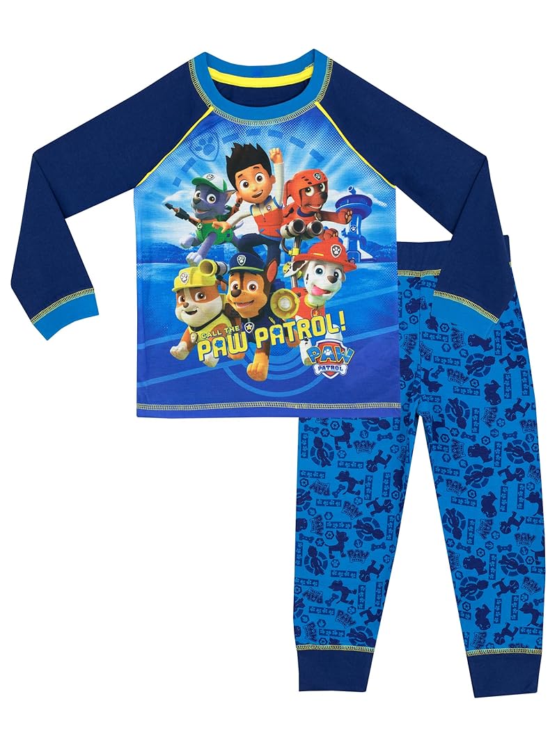 PAW PATROL Jungen Ryder Chase Marshall Schlafanzug