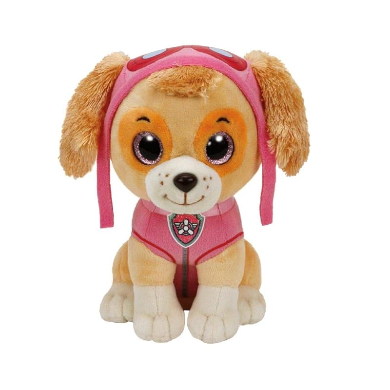 TY Bee Maya 41210 - Paw Patrol, Skye mit glitzer Augen, 15 cm