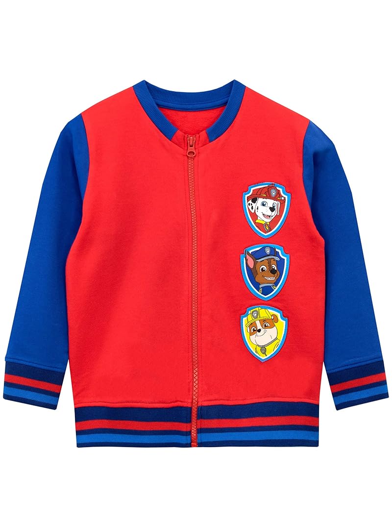 PAW PATROL Jungen Chase Marshall Rubble Sweatshirt