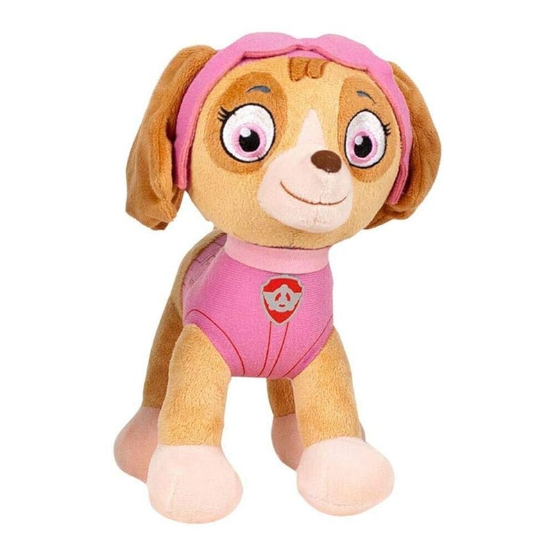 Kids Paw Patrol Plüschtier 28cm Kuscheltier Stofftier Plüschfigur Hund (Skye)
