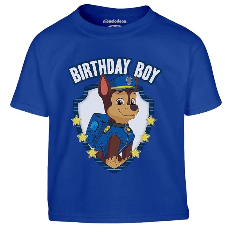 PAW PATROL Geburtstag Junge - Chase Birthday Boy Kinder Jungen T-Shirt