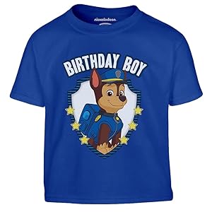 PAW PATROL Geburtstag Junge - Chase Birthday Boy Kinder Jungen T-Shirt