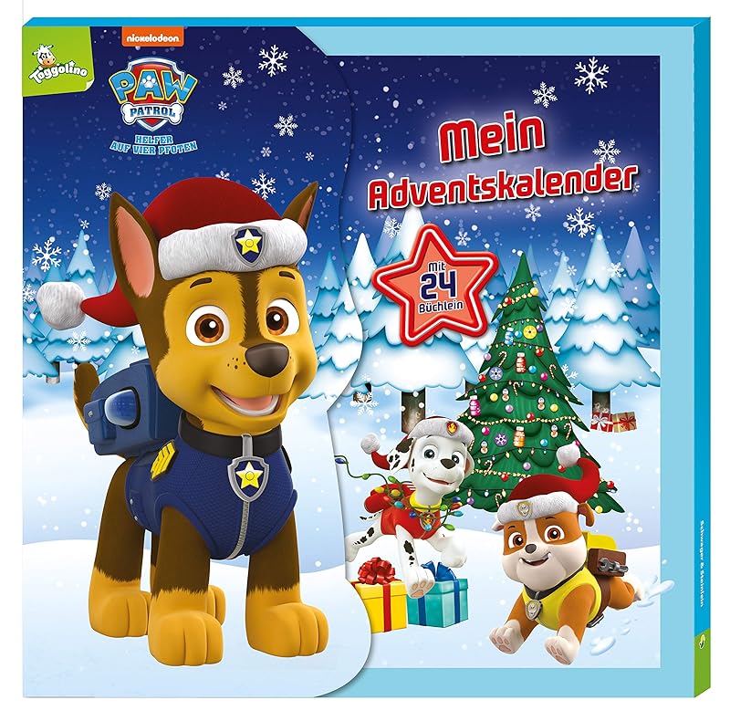 PAW Patrol Mein Adventskalender: Mit 24 Büchlein in Kalender-Box